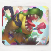 Void's Terror Gaming Mousepad | T-Rex Toy (Vorne)