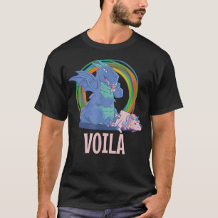 Voila Der letzte Einhorndrache Eaten Satire Fairy T-Shirt