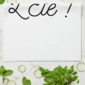 voilà l'été geschirrtuch (Gefaltet)