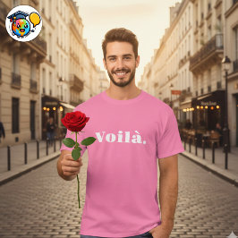 Voilà Shirt, französisches Spenden, Paris Word T-Shirt