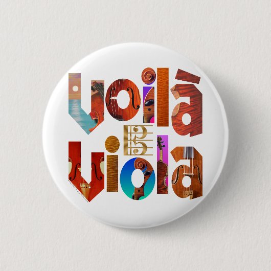 Voilà Viola! Button (Vorderseite)