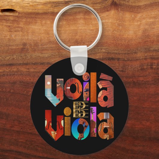 Voilà Viola! Schlüsselanhänger (Vorderseite)