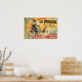 Voiturette La Mouche Automotive Vintage Car Poster (Küche)