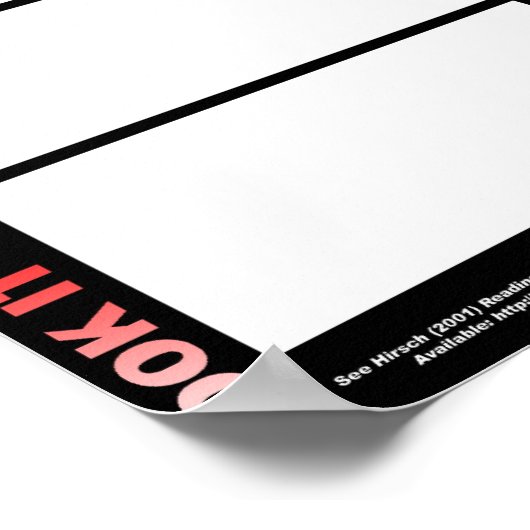 Vokabular Builder Poster (Ecke)