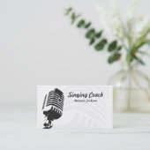 Vokalist Visitenkarte (Stehend Vorderseite)