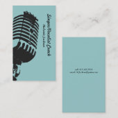 Vokalist Visitenkarte (Vorne/Hinten)