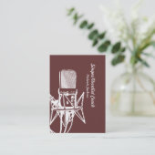 Vokalist Visitenkarte (Stehend Vorderseite)