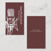 Vokalist Visitenkarte (Vorne/Hinten)