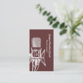 Vokalist Visitenkarte (Stehend Vorderseite)