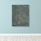 Vokalplatte mit venezianischer Aufschrift Leinwanddruck (Insitu (Holzboden))