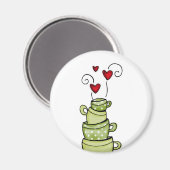 vol25- bis zur Perfektion gestapelt Magnet (Vorderseite/Rückseite)