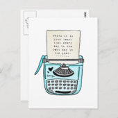 Vol25 schreiben Sie es in Ihr Herz Postkarte (Vorne/Hinten)