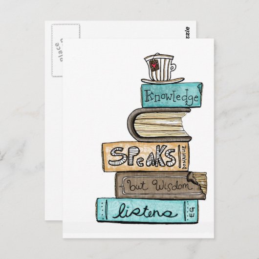 Vol25- Wissenssprache Postkarte (Vorne/Hinten)