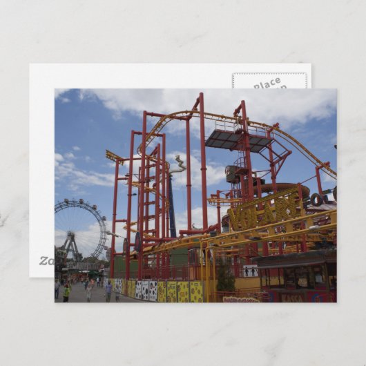 Volare Im Prater Wien Postkarte (Vorne/Hinten)