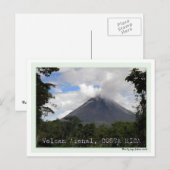 Volcan Arenal COSTA RICA Postkarte (Vorne/Hinten)