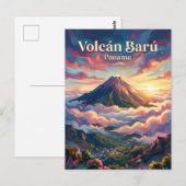 Volcán Barú Panama Postkarte (Vorne/Hinten)