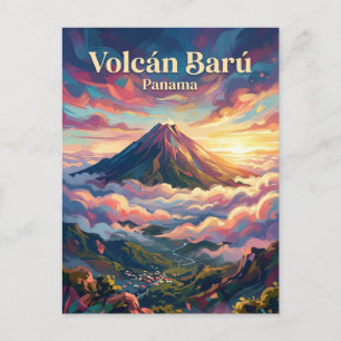 Volcán Barú Panama Postkarte