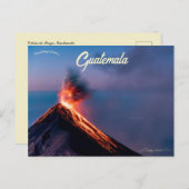 Volcán de Fuego Guatemala Postkarte (Vorne/Hinten)