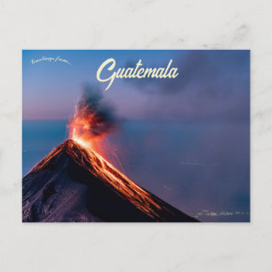 Volcán de Fuego Guatemala Postkarte
