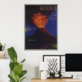 Volcan Paricutin Mexiko Poster (Heimbüro)