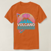 Volcangeologie Magma Lava Retro Geschenk T-Shirt (Design vorne)