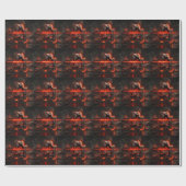 Volcanic Pulse DJ Geschenkpapier (Flach)
