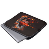 Volcanic Pulse DJ Laptopschutzhülle (Vorne Knopf)