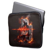 Volcanic Pulse DJ Laptopschutzhülle (Vorderseite Links)