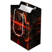 Volcanic Pulse DJ Mittlere Geschenktüte (Vorderseite Schrägansicht)