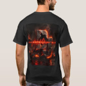 Volcanic Pulse DJ T-Shirt (Rückseite)