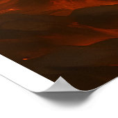 Volcanic White Tiger Premium Wall Art – Fine Art C Poster (Ecke)