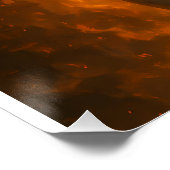 Volcanic White Tiger Premium Wall Art – Fine Art C Poster (Ecke)