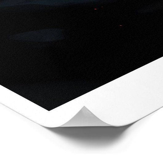 Volcanic White Tiger Premium Wall Art – Fine Art C Poster (Ecke)