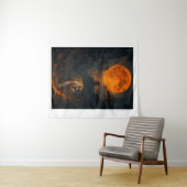 Volcanic White Tiger Premium Wall Art – Fine Art C Wandteppich (Beispiel (Horizontal))