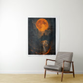 Volcanic White Tiger Premium Wall Art – Fine Art C Wandteppich (Beispiel)