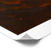 Volcanic White Tiger Premium Wall Art – Fine Art  Poster (Ecke)