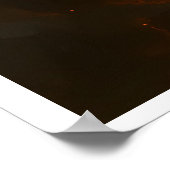 Volcanic White Tiger Premium Wall Art – Fine Art  Poster (Ecke)