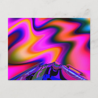 Volcano 2 Fraktal Kunst, Kultur Postkarte