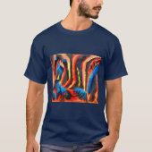 Volcano Art Mode T-Shirt (Vorderseite)