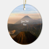 Volcano-Bergfotografie Keramik Ornament (Links)