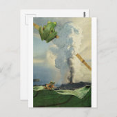 Volcano Chillin - Postkarte (Vorne/Hinten)