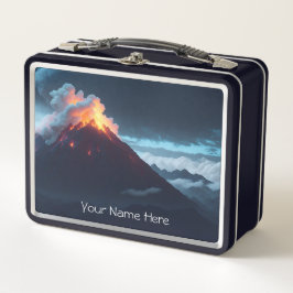 Volcano Explorer Metal Lunchbox - Anpassen