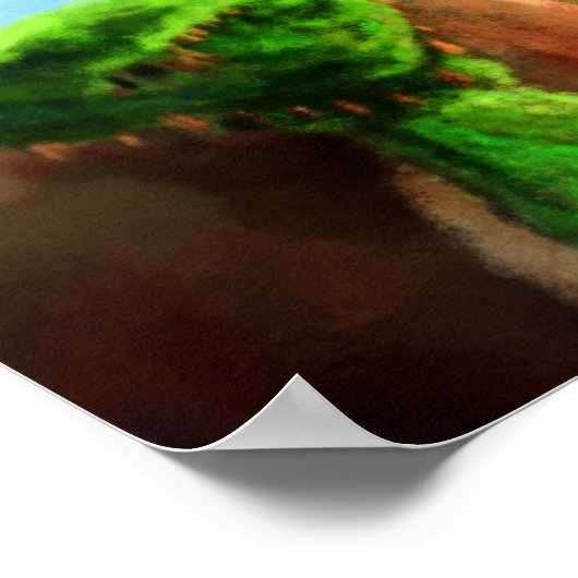 Volcano Goddess Pele Poster (Ecke)