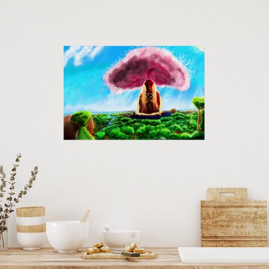 Volcano Goddess Pele Poster (Küche)