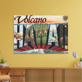 Volcano, Hawaii - Große Buchstabenszenen Leinwanddruck (Insitu (Wohnzimmer))