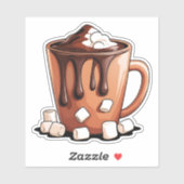 Volcano Hot Chocolate Dream Mug Aufkleber (Blatt)
