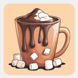 Volcano Hot Chocolate Dream Mug Aufkleber