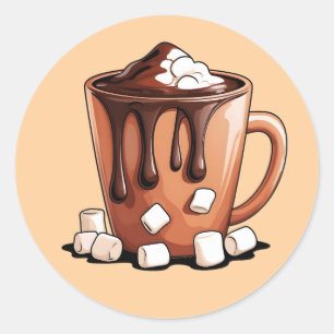 Volcano Hot Chocolate Dream Mug Aufkleber