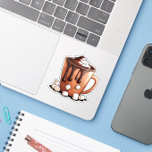 Volcano Hot Chocolate Dream Mug sticker (Laptop mit iPhone)