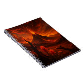 Volcano-Inspiriert Journal - Fiery Cover for Creat Notizblock (Rechte Seite)